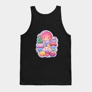 cute kawaii drawings design Tank Top